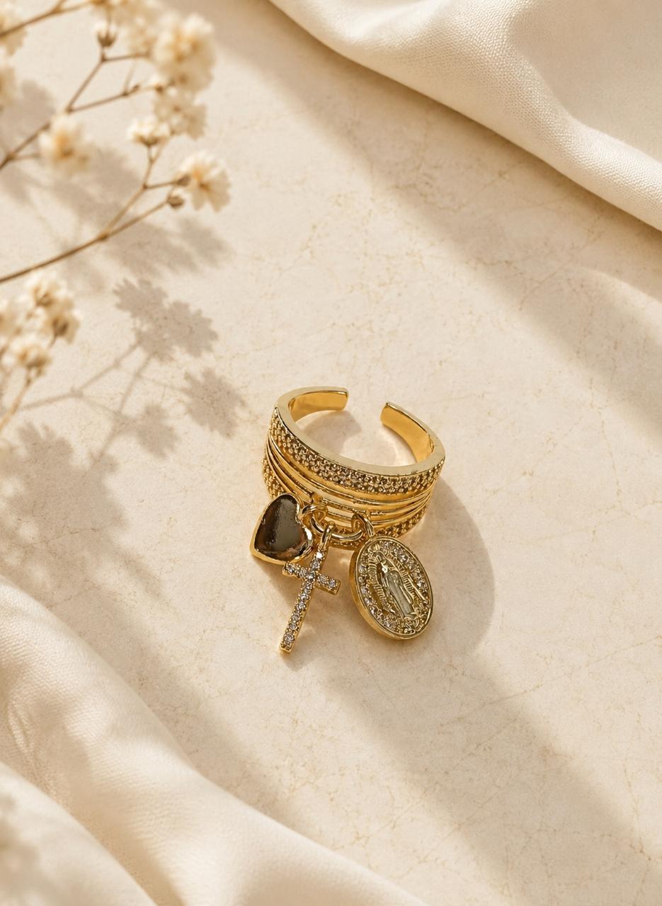 Anillo amuleto de fe