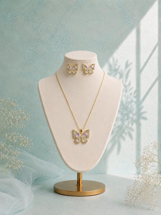 Set Mariposa Cristal